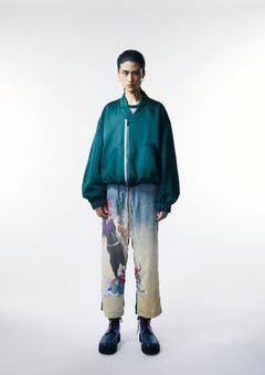 × 天明屋尚「荒」EASY PANTS / パンツ (BLACK,GREEN)