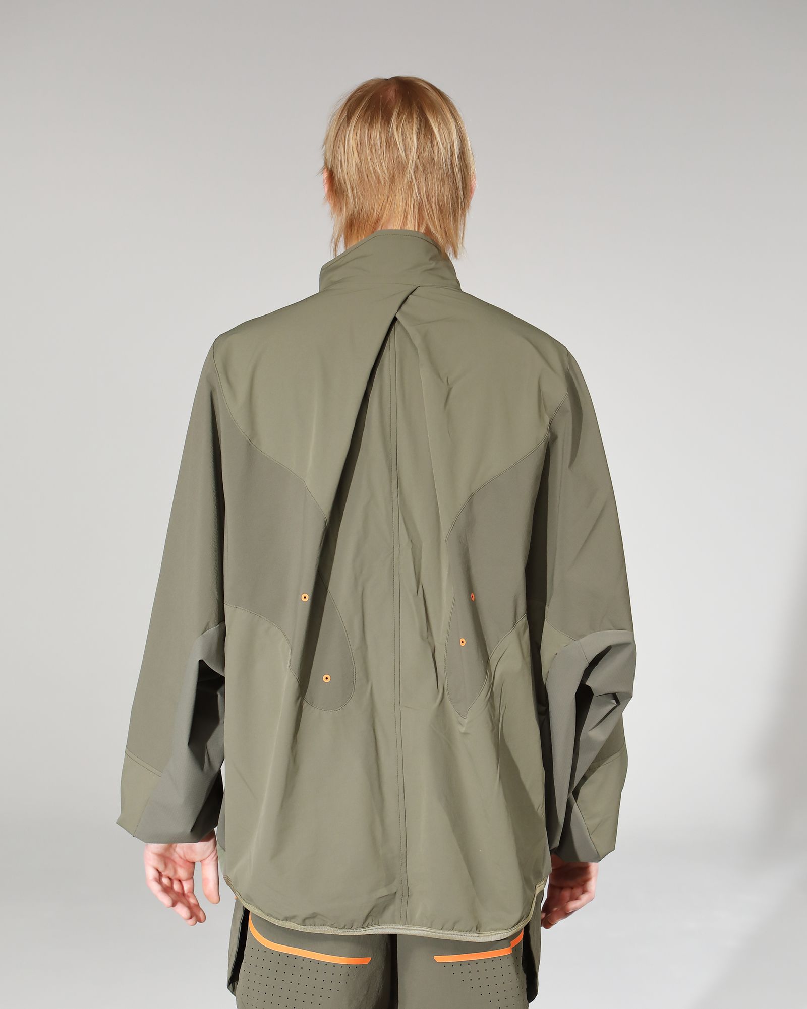 「予約商品」DOLMAN WIDE NYLON JACKET # c/KHAKI