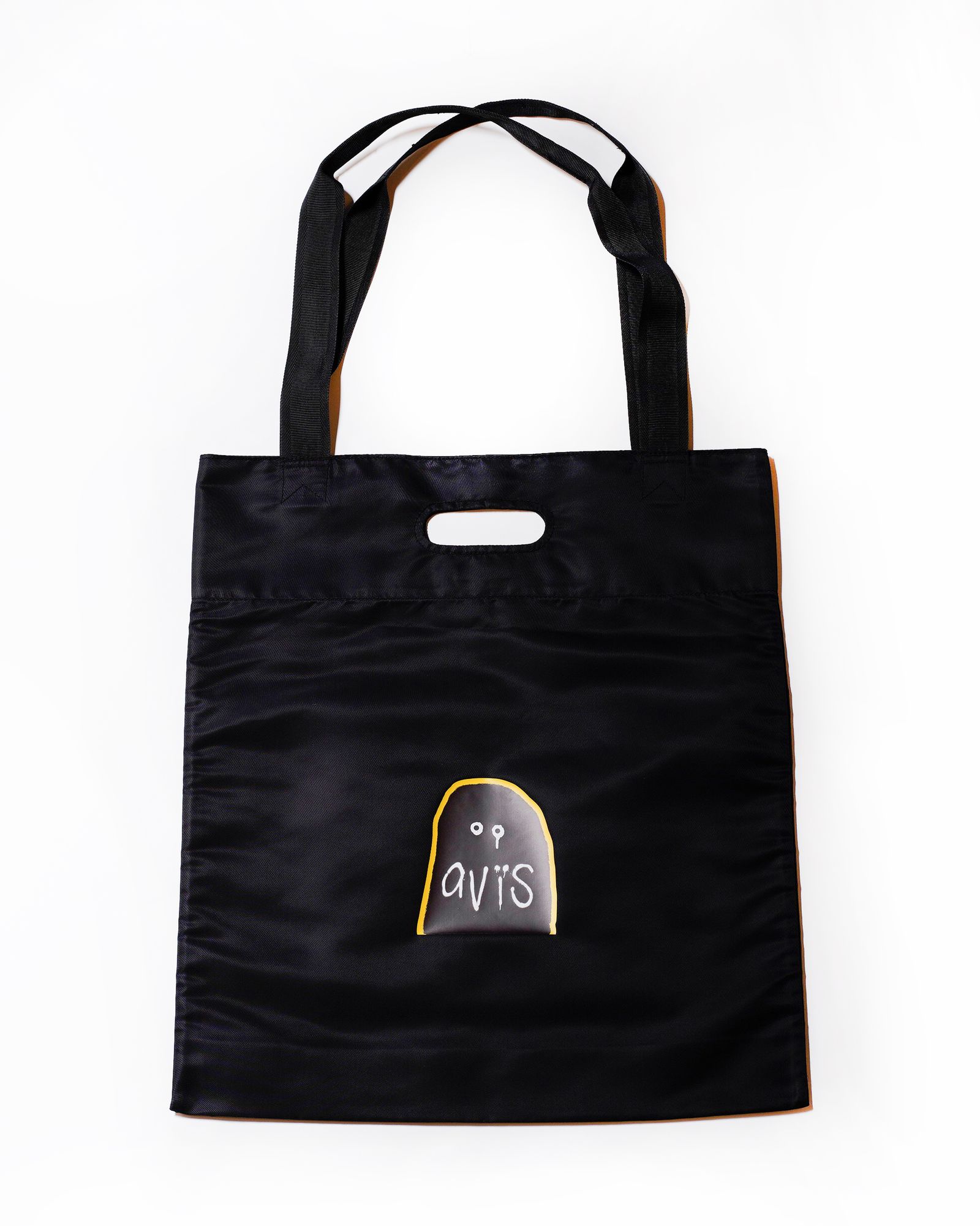WHY x RATFACE LP TOTE BAG / col: BLACK
