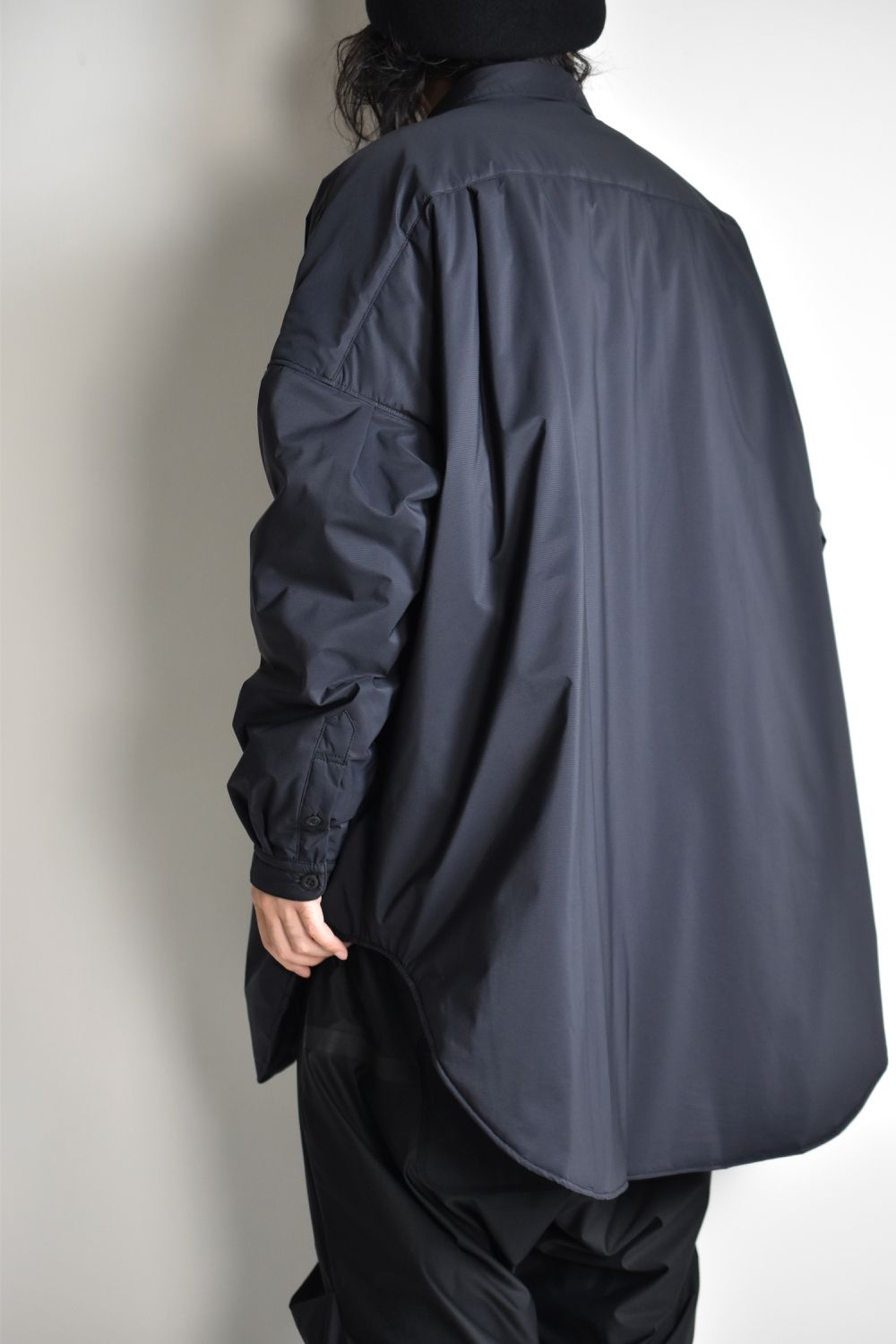 TOO BIG BAGGY QUILTED SHIRT COAT c/#2 KHAKI