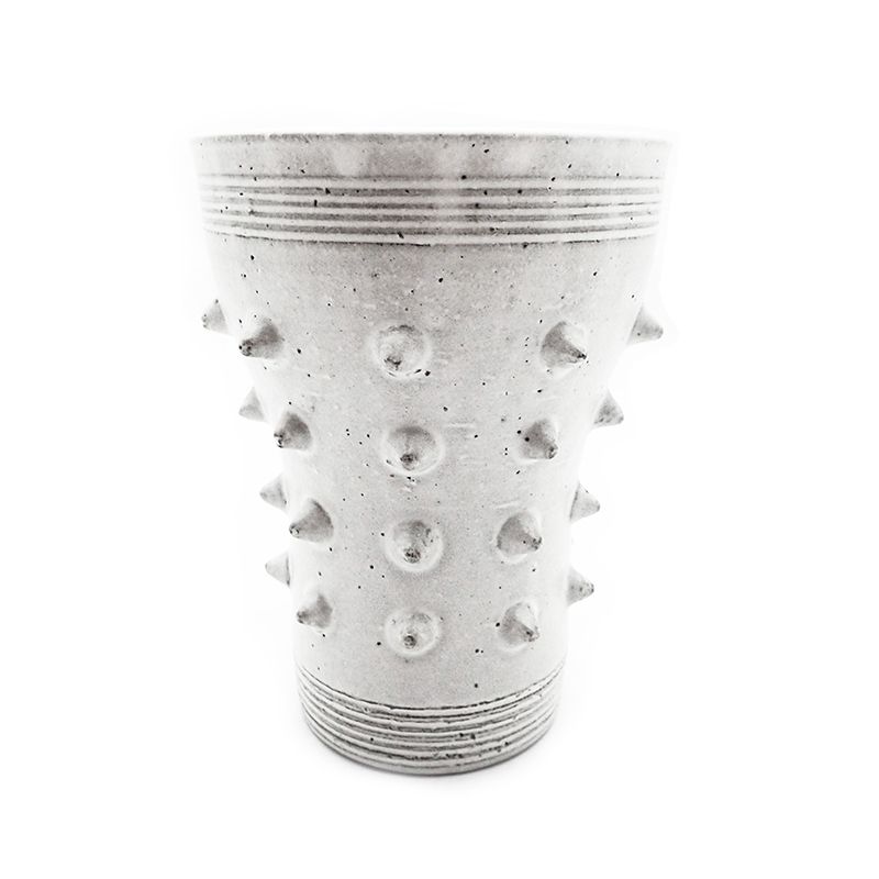 CORN STUDS BEERCUP "WHITE" -陶器タンブラー-