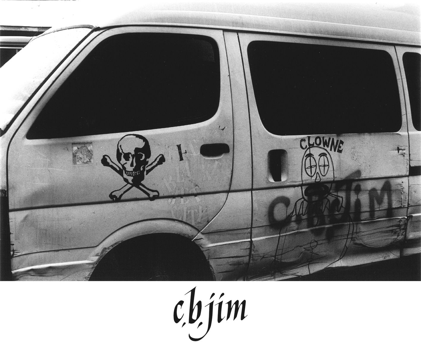 “C.B.JIM” S/S T-SHIRT / Tシャツ (BLACK, WHITE)