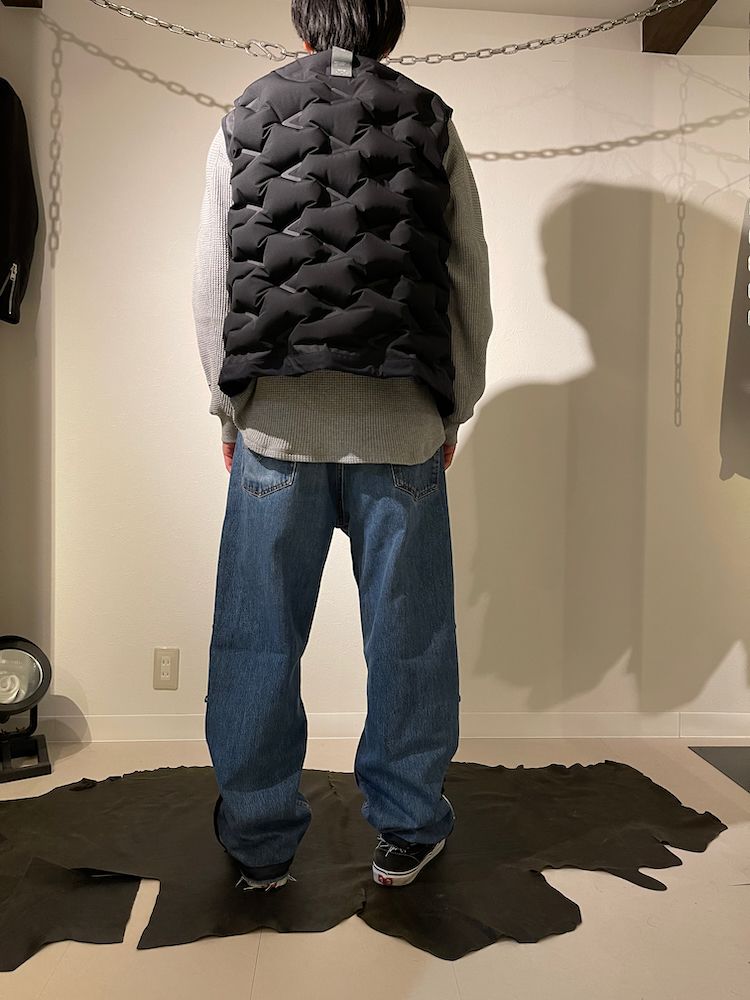 THE REVERSIBLE AIR ADJUSTABLE SYSTEM UNIT VEST FEATURED EMULATION / リバーシブル エアーダウンベスト（BLACK）