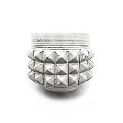 PYRAMID STUDS TEACUP "WHITE"  -陶器ティーカップ-