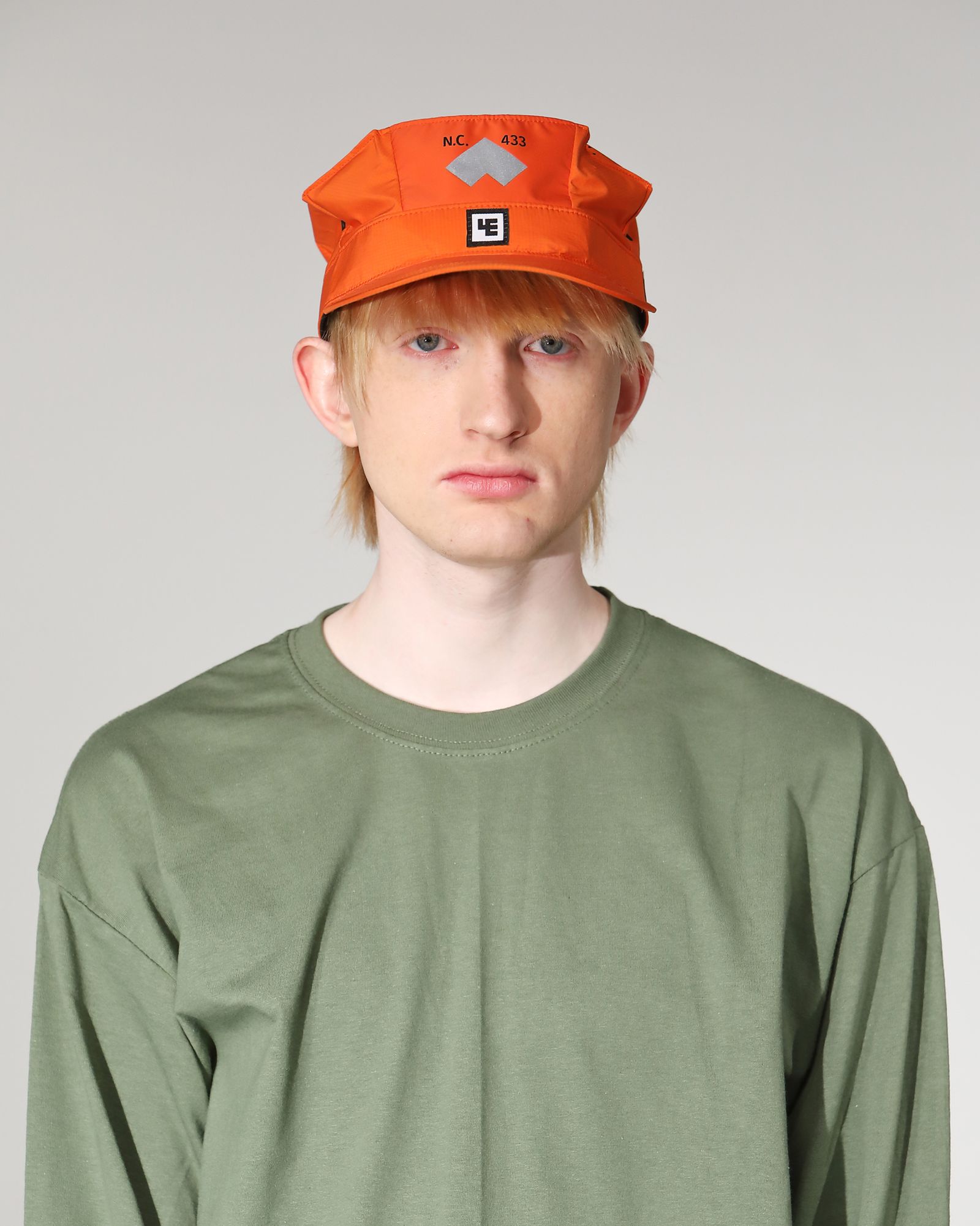 「予約商品」PUNCHING-HOLE BDU CAP # c/ORANGE