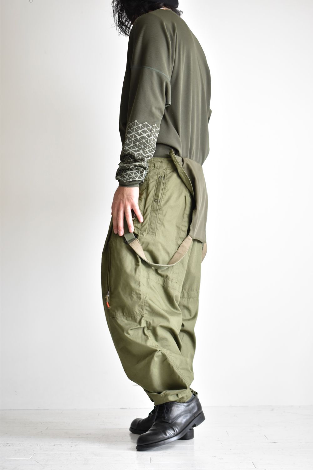 FLIGHT PLEATED SUSPENDER TROUSERS c/#2 OD