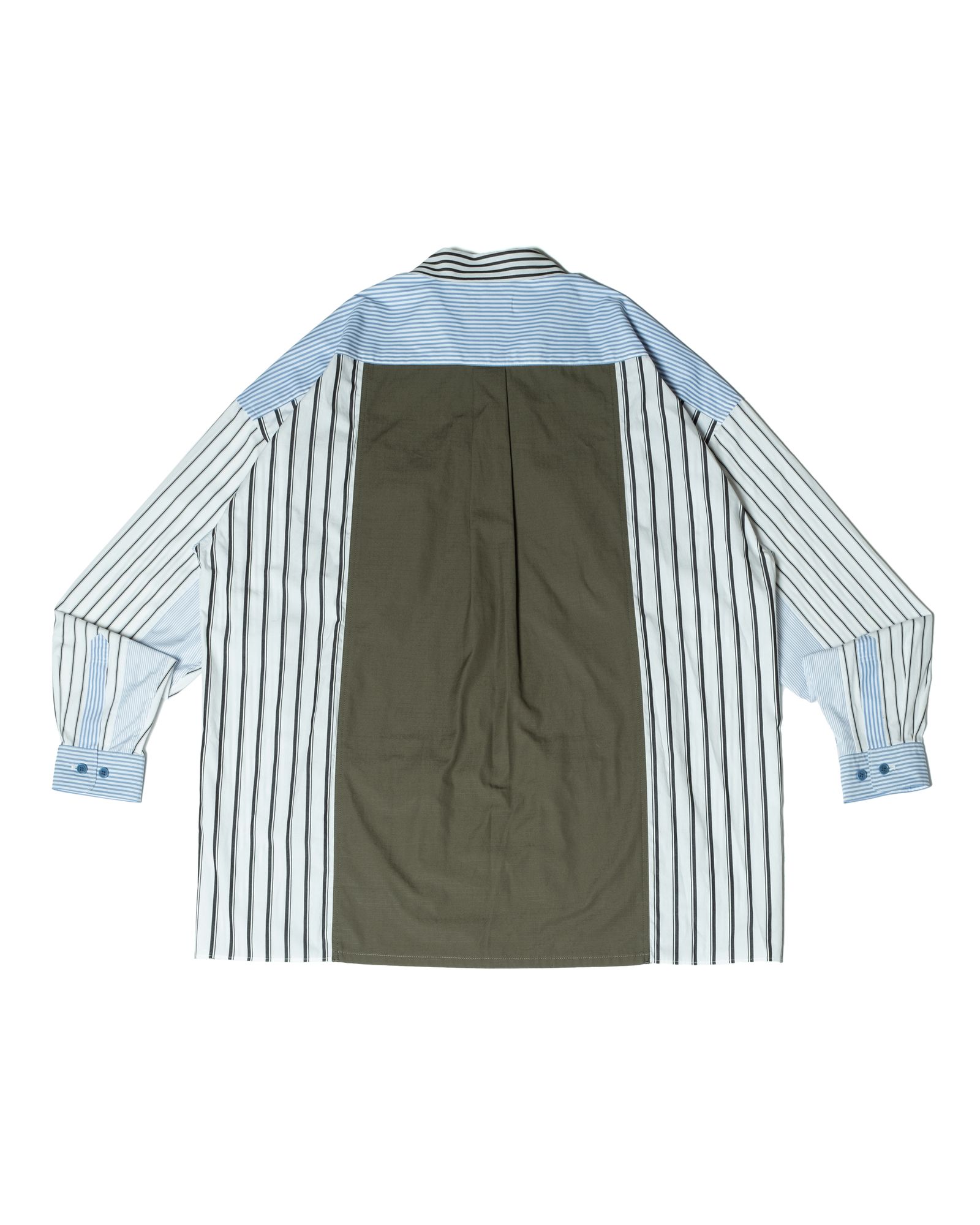 「予約商品」JUNGLE-FATIGUE OVERSIZED STRIPE SHIRTS / col: OD_base