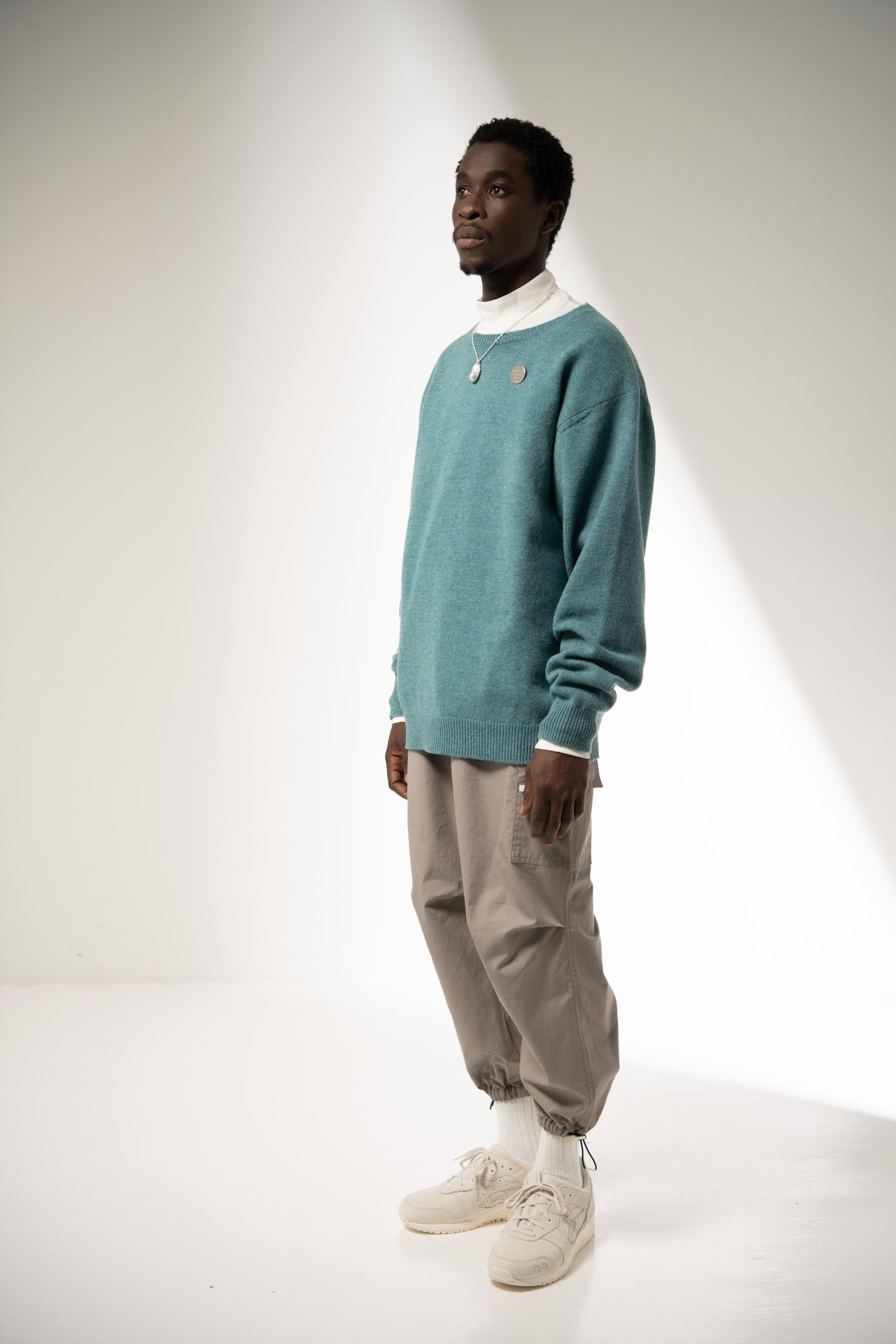 「予約商品」CREWNECK SWEATER (AQUA)