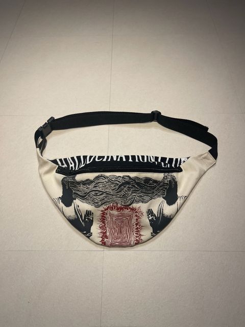 【受注生産】HALLUCINATION CLUB ウェストポーチ小 01  (NO MADNUM SKULL×SATOSHI ITO)