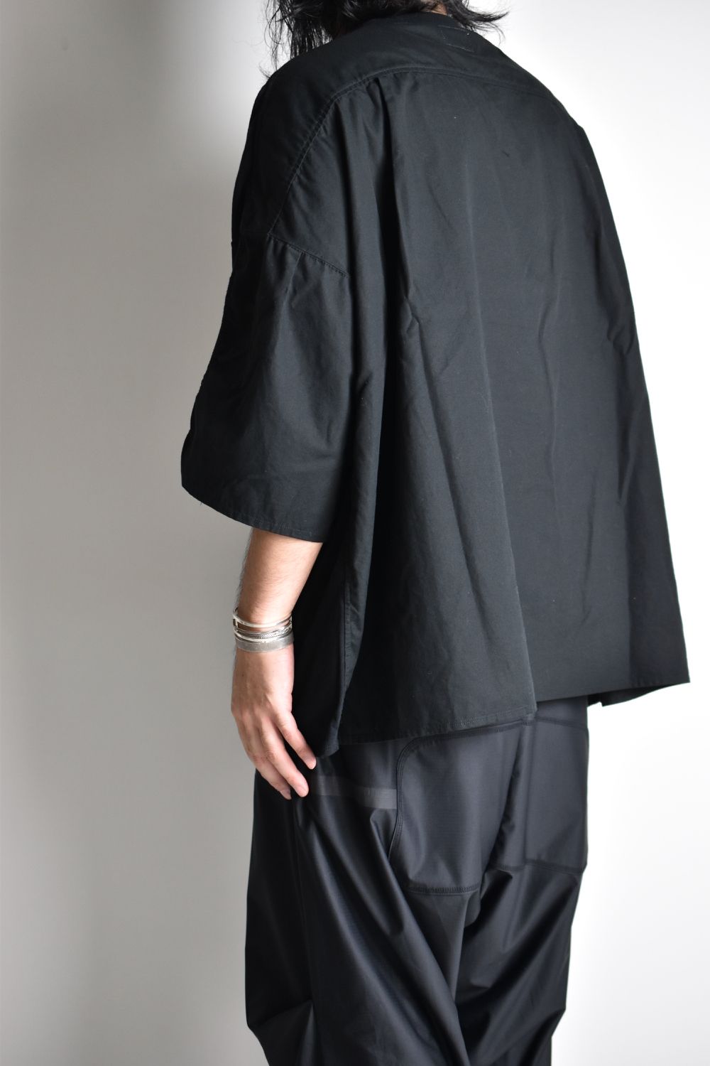 ARMED WIDE SHIRT c/#1 BLACK