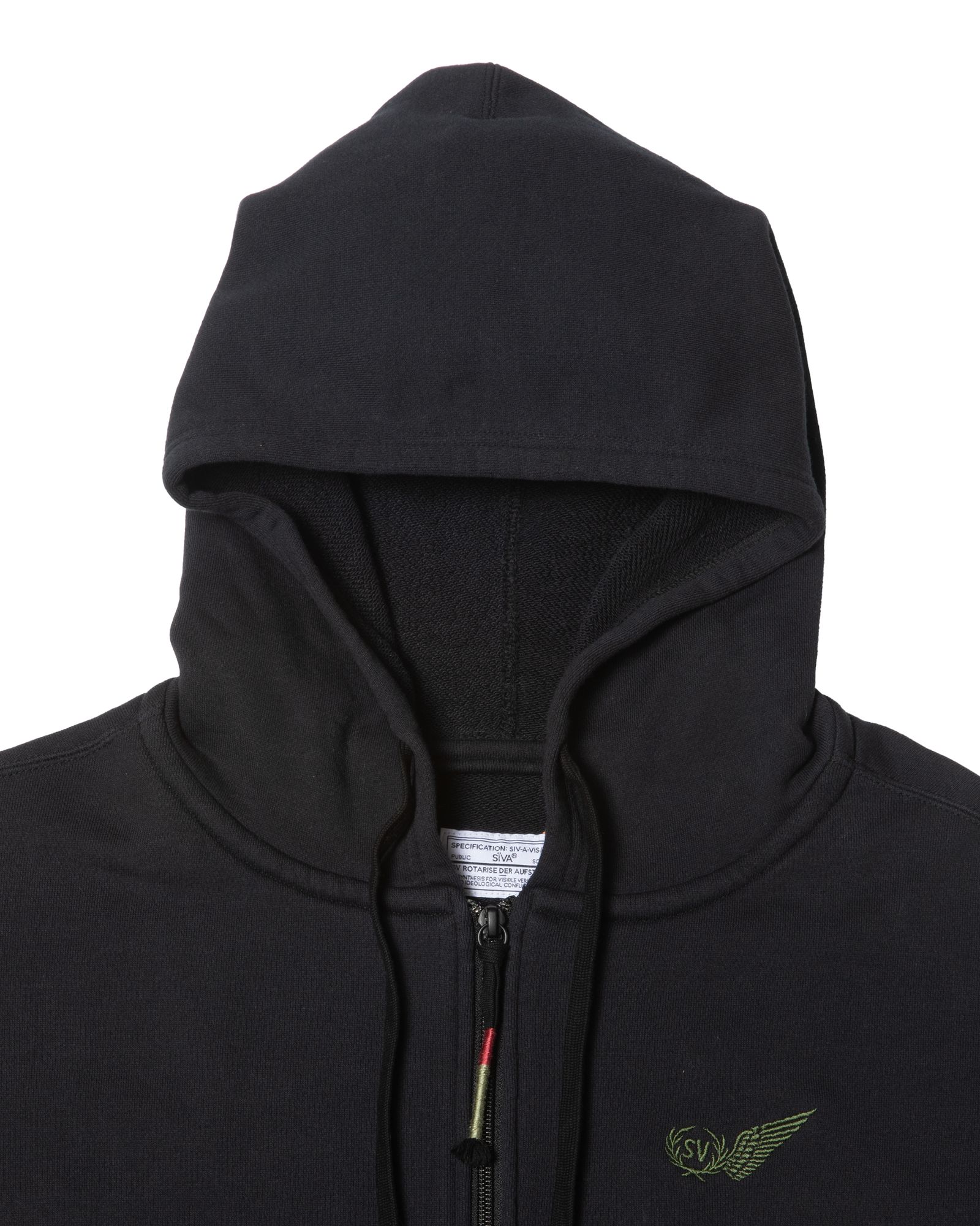 「予約商品」LOWCHEST-PKT ZIP JOGGER LOOSE-FIT HOODIE / col: BLACK