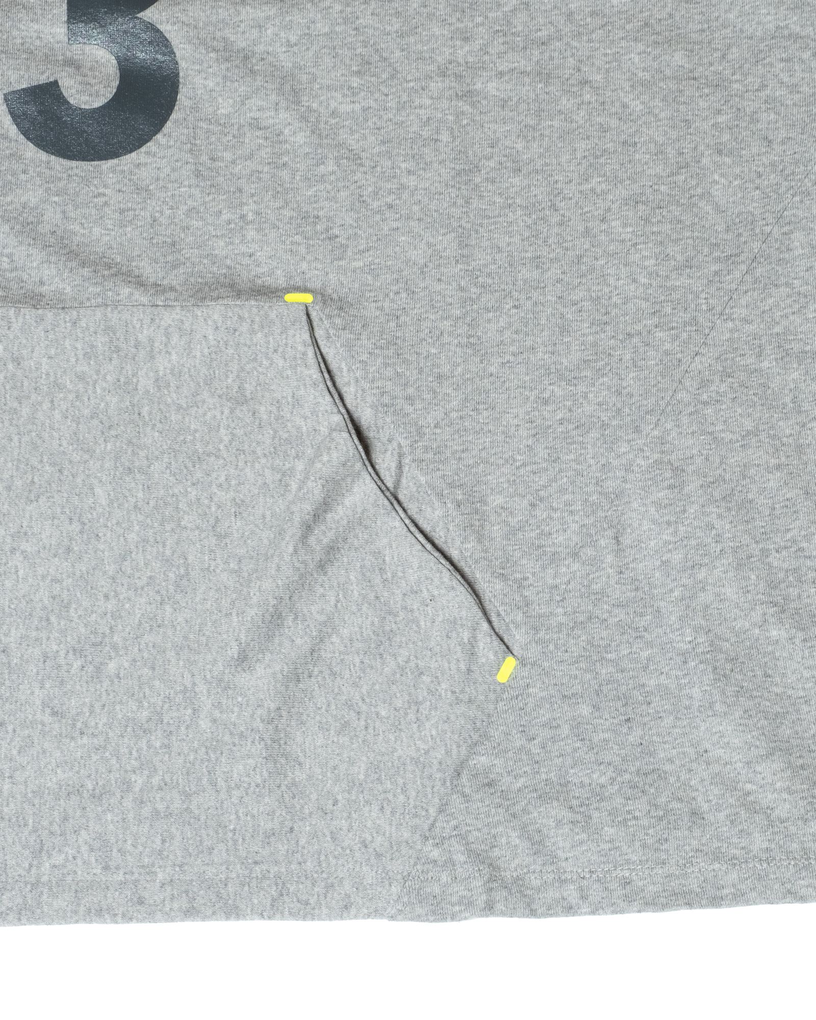 「予約商品」KANGAROO-POCKET WIDE TEE / col: HEATHER GRAY