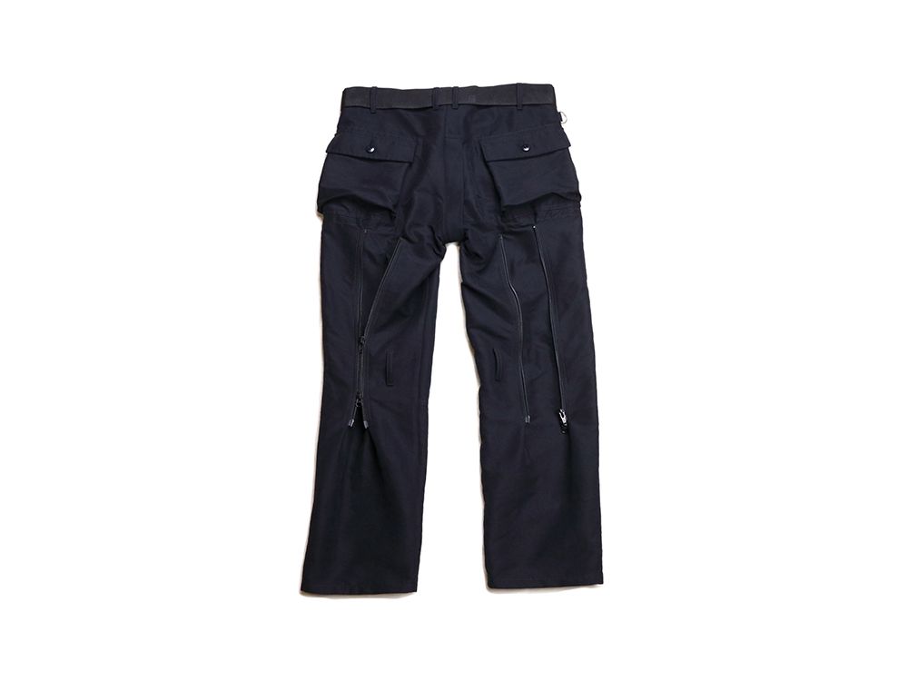 SIB-POCKET ZIP PANTS A (BLACK)