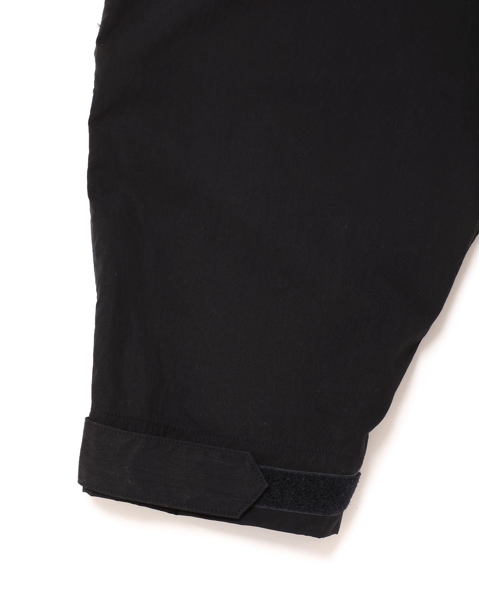 「予約商品」ONE-PLEATS CARGO TROUSERS # c/BLACK