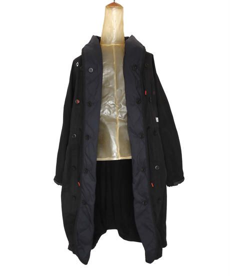 FLIGHT BALLOON WIDE LONG COAT c/#1 BLACK