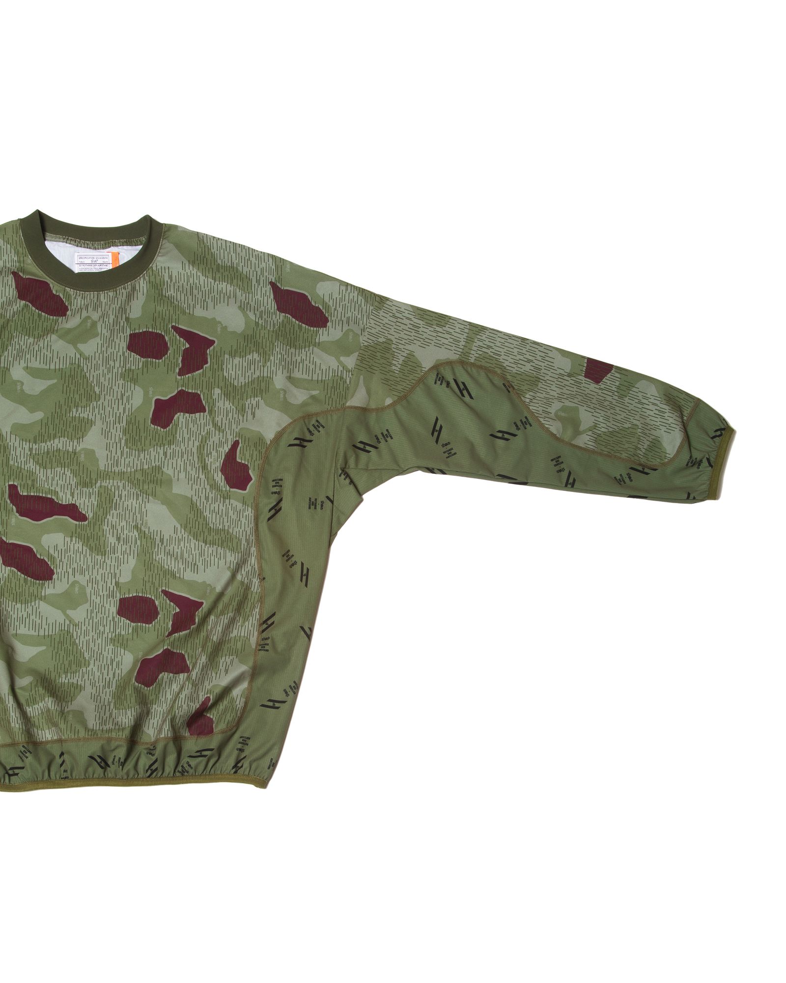 「予約商品」SPLINTER-CAMO WIDE L-SLEEVE / col: KHAKI