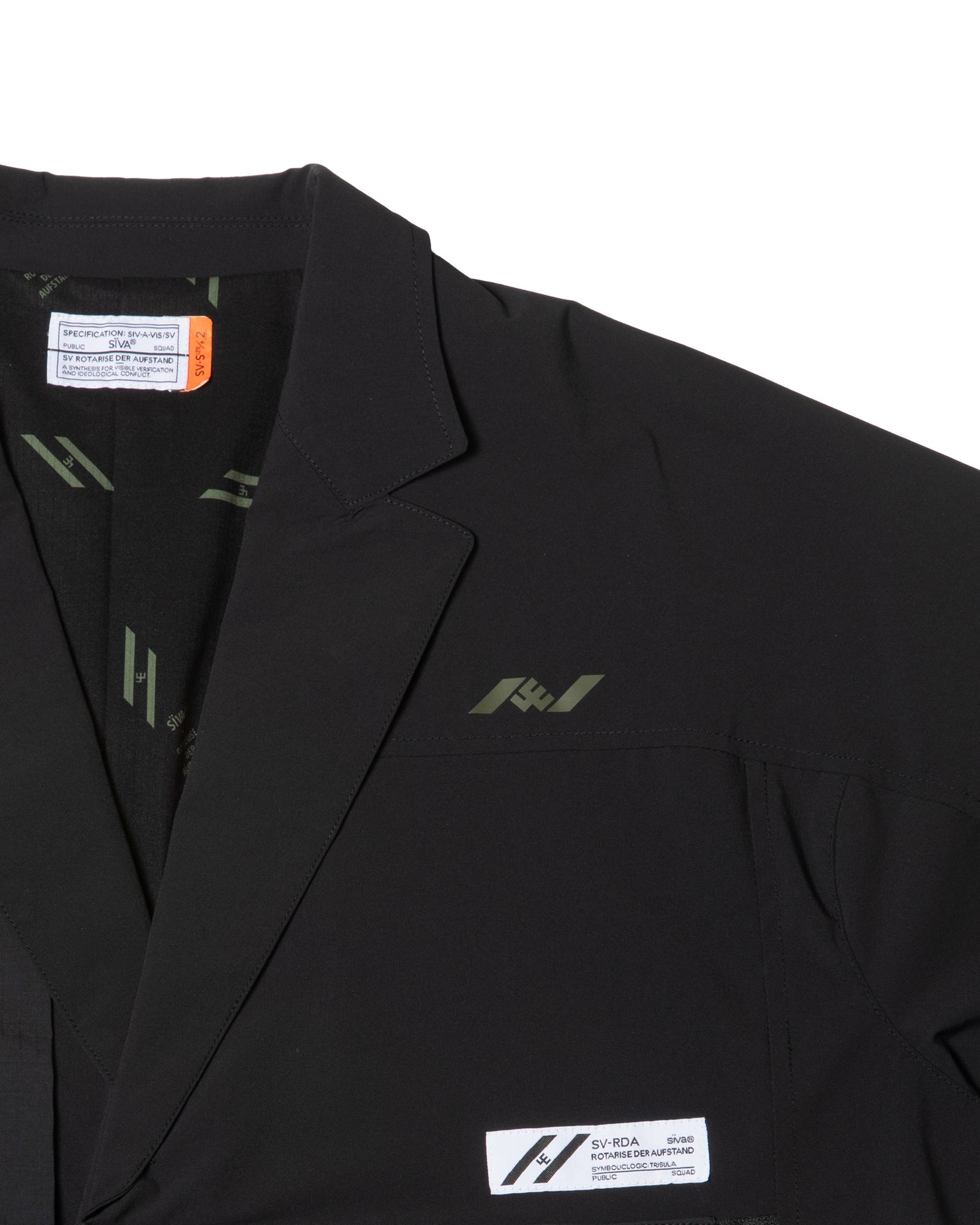 「予約商品」ADDITIONAL MULTI-PKT WIDE BLAZER / col: BLACK