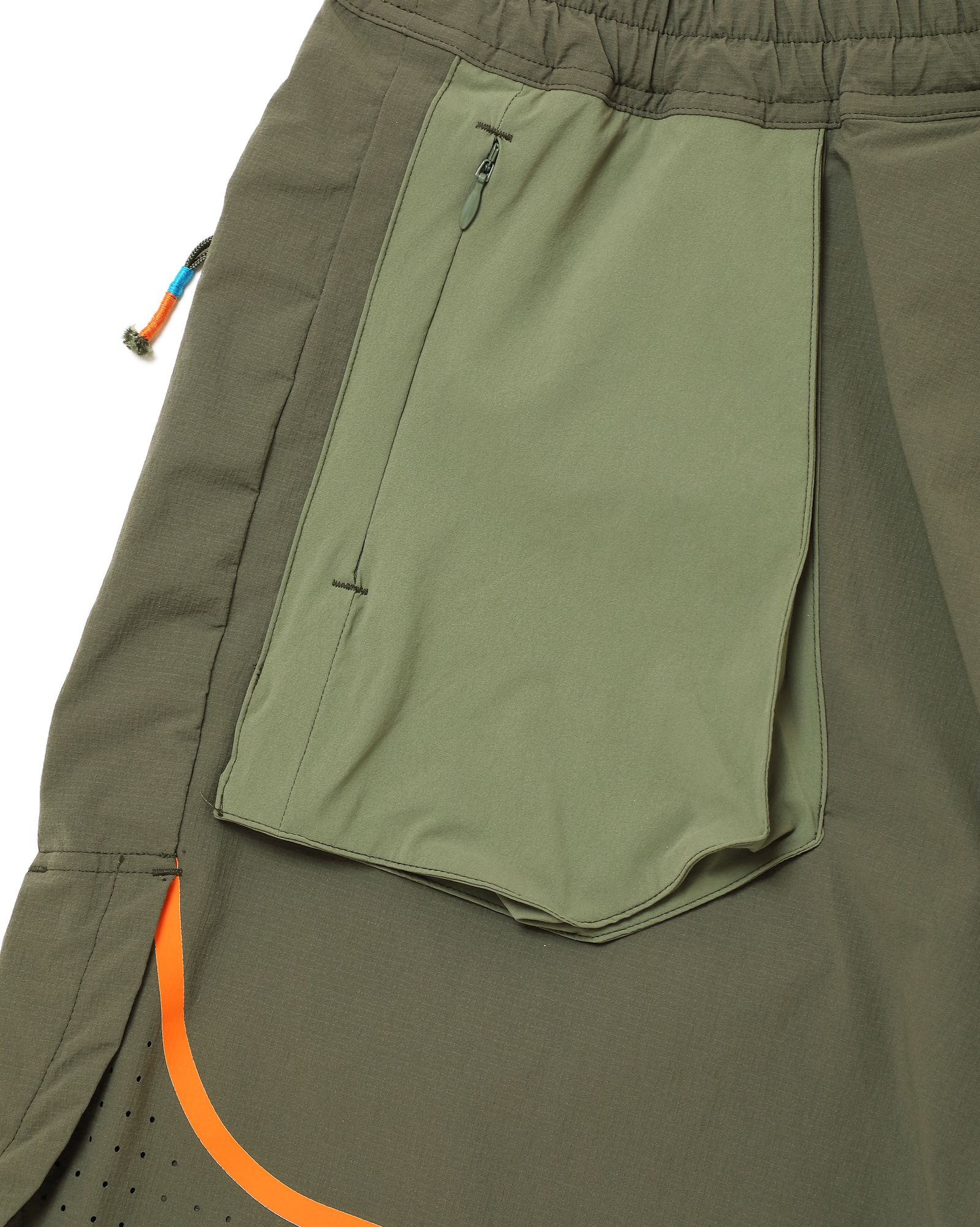 「予約商品」SEAM-LINE LAYERED SHORTS # c/KHAKI