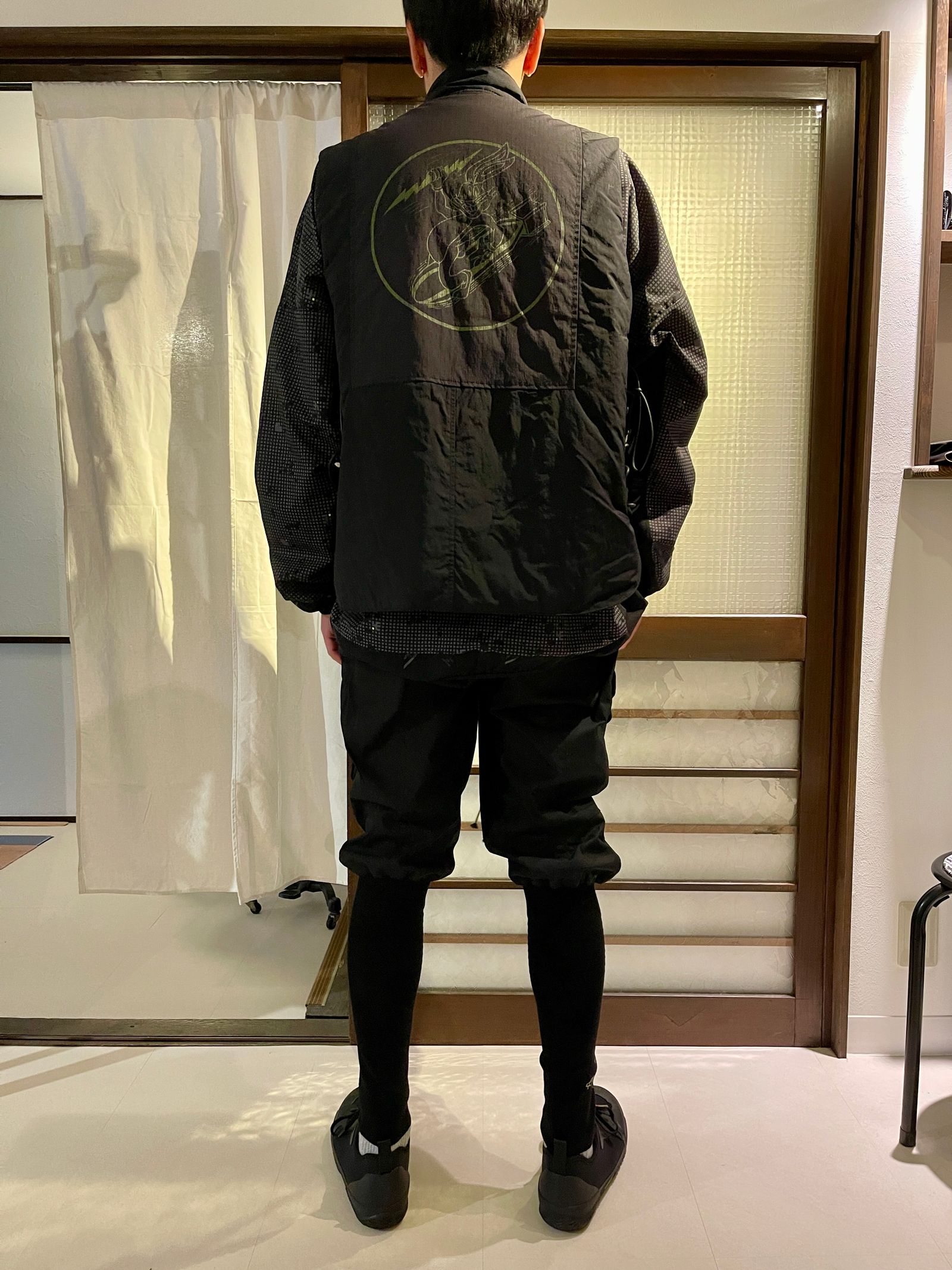 CHANNEL FLIGHT LOWER-LEG WARMER PANTS / col: BLACK