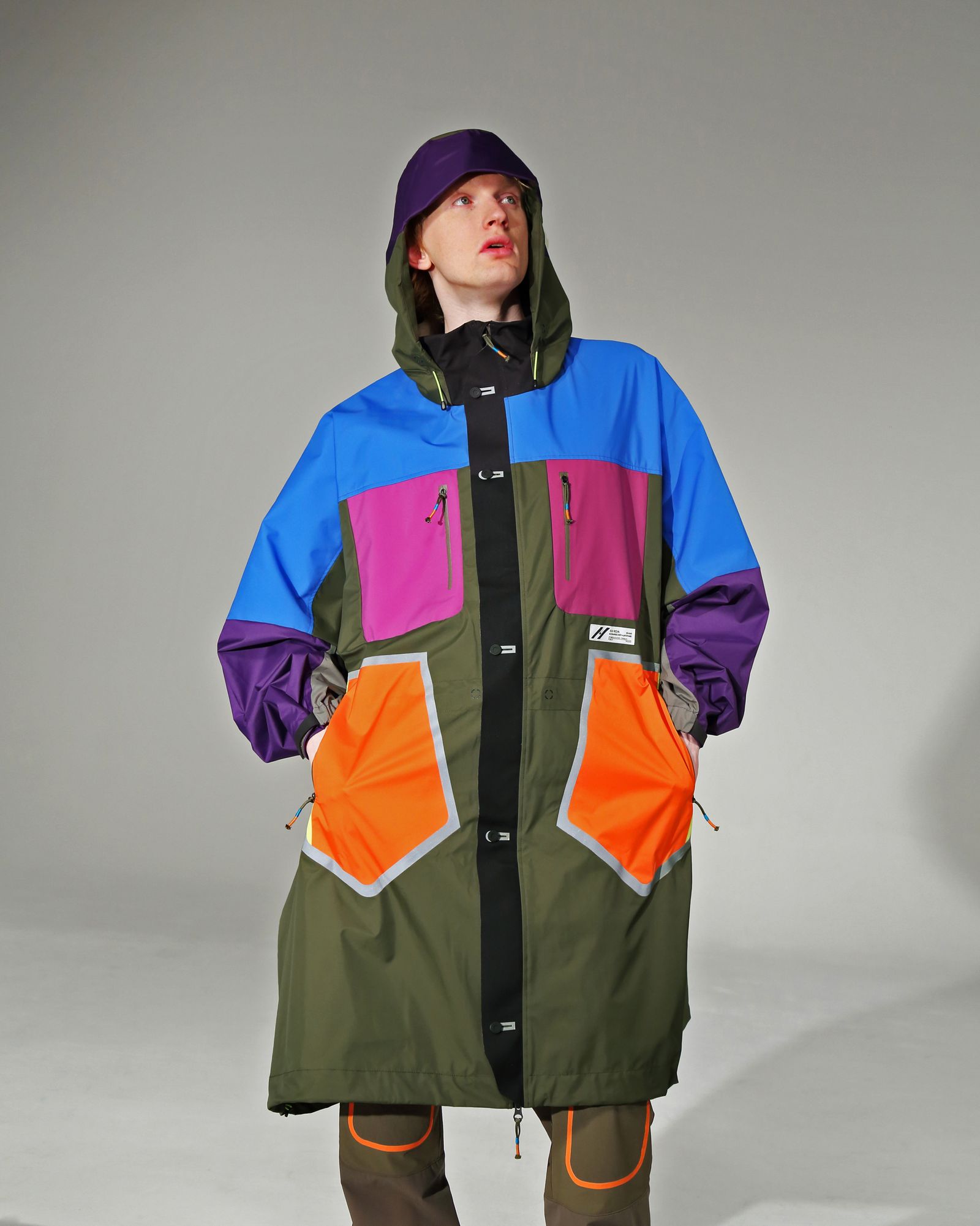 MULTI-PANEL HOVER WIDE JACKET # c/OD_base