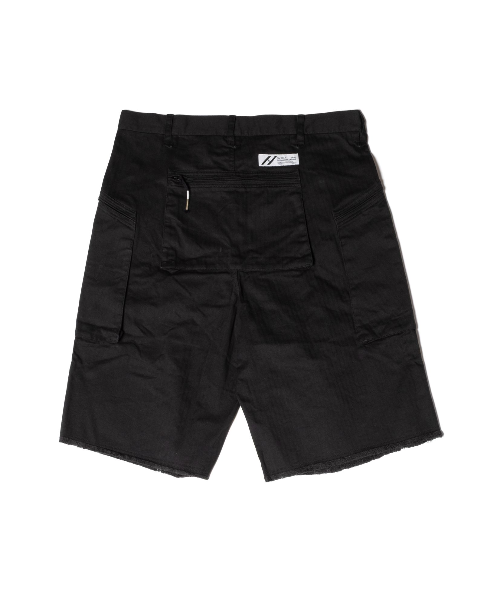 「予約商品」P-44 FRINGE SHORT PANTS / col: BLACK