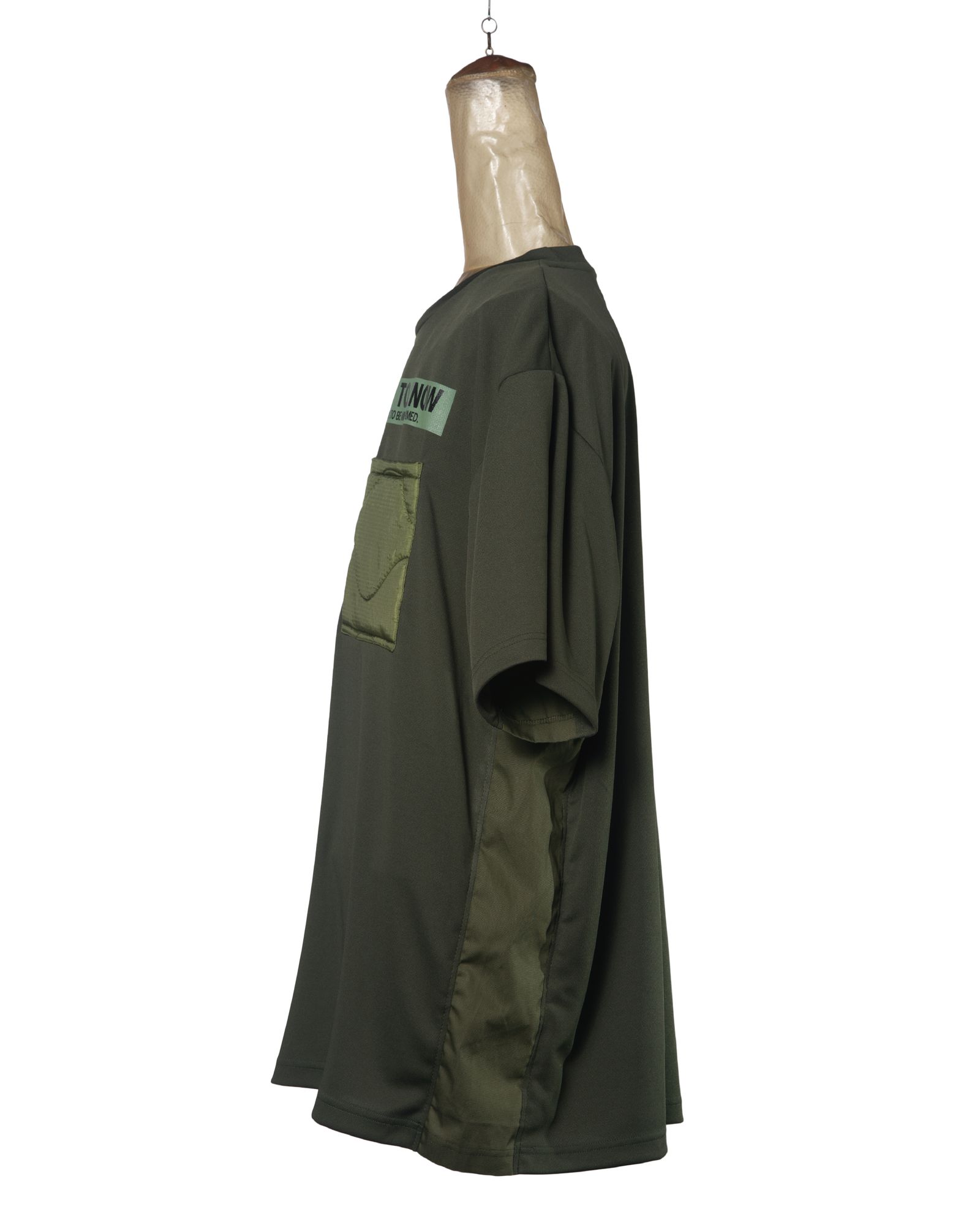 FTG-FTK POCKET WIDE DRY TEE / col: KHAKI