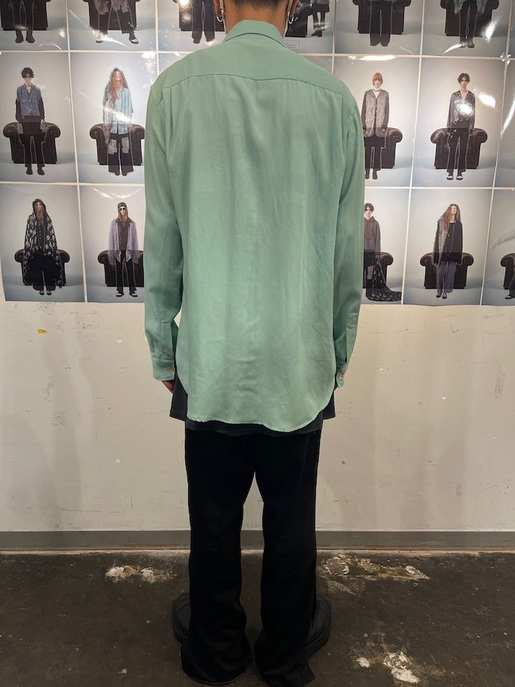 JANIS’S LAYERED SHIRT / ベスト レイヤード シャツ (Black, Mintgreen, White)