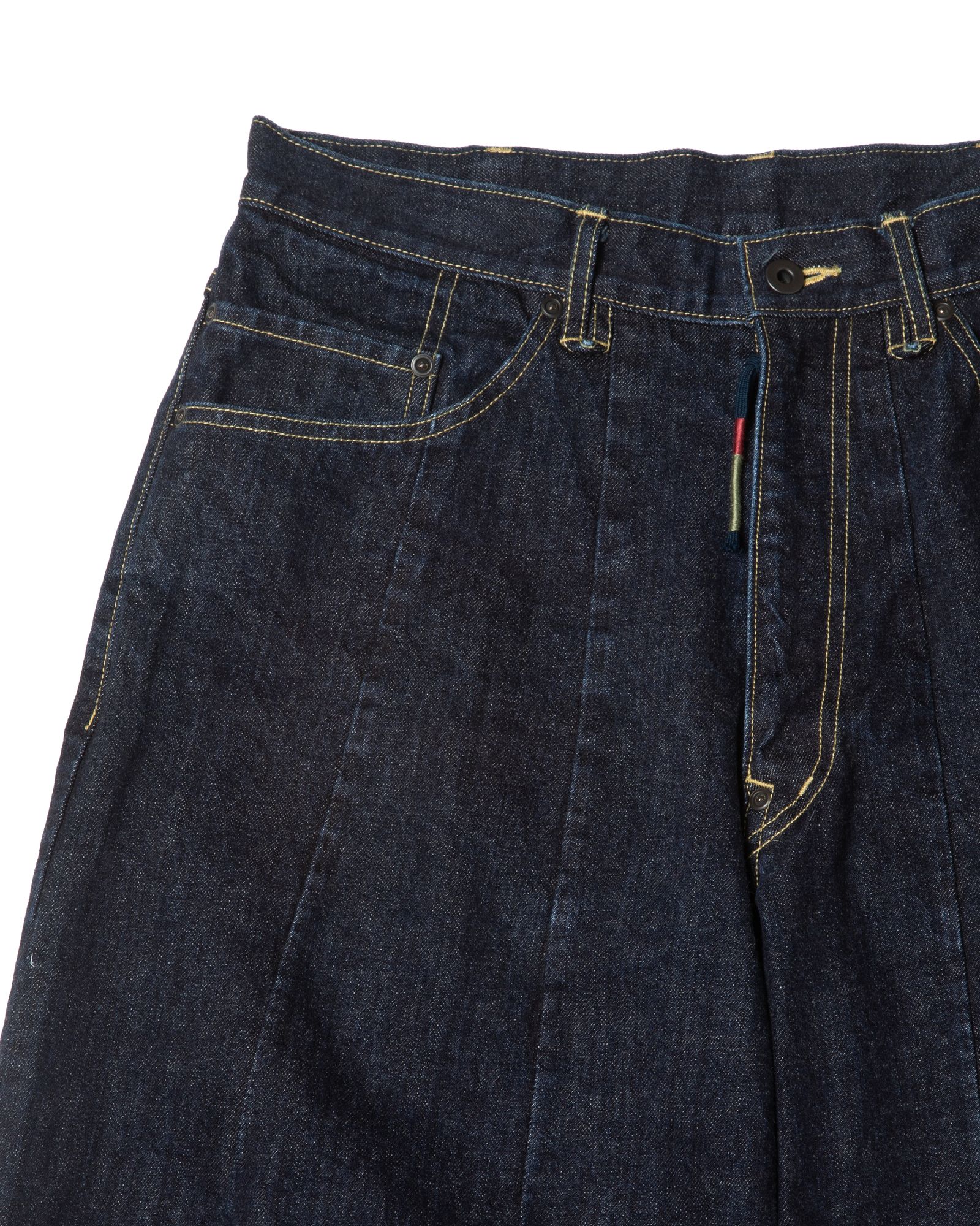 DENIM BAGGY ANKLE PANTS / col: INDIGO