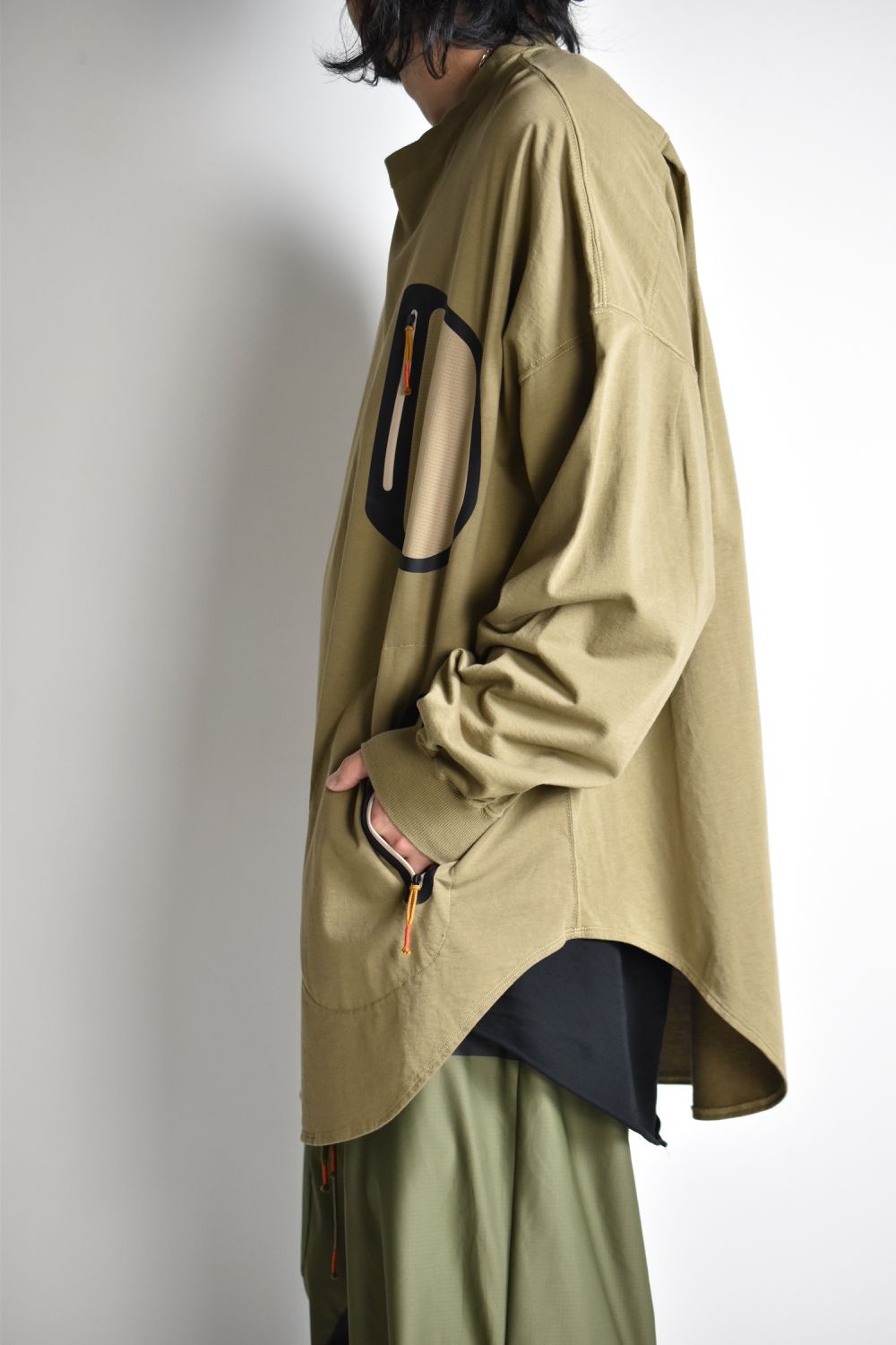 TOO BIG BAGGY NECK JERSEY c/#3 SAND