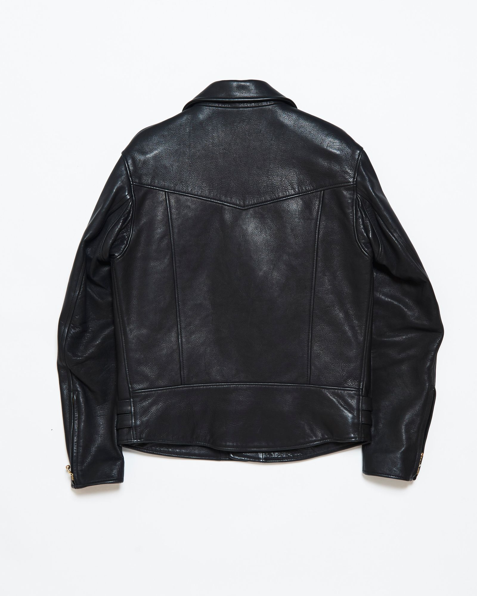 945-81TJ44-5 ライトニング型 ライダースジャケット (Black, White)