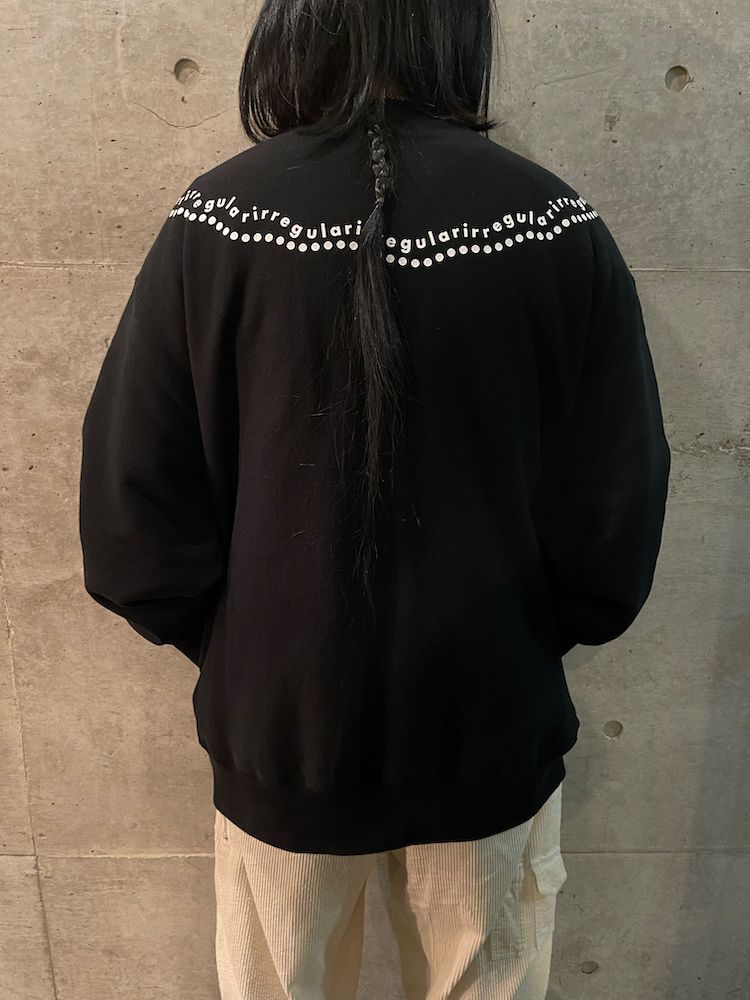 945-80TT112-1 / スウェット (BLACK/WHITE)