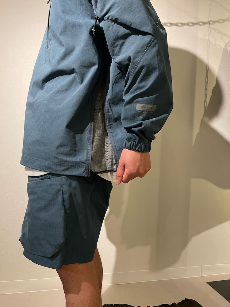 WILDTHINGS x POLIQUANT PROTECTED COMMON UNIFORM S/L PANTS // SOLOTEX®FIBER THE SPECS / ショートパンツ（Silver Navy）