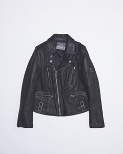 81GBJ149-5 / ダブル ライダースジャケット Womens (Black, White)