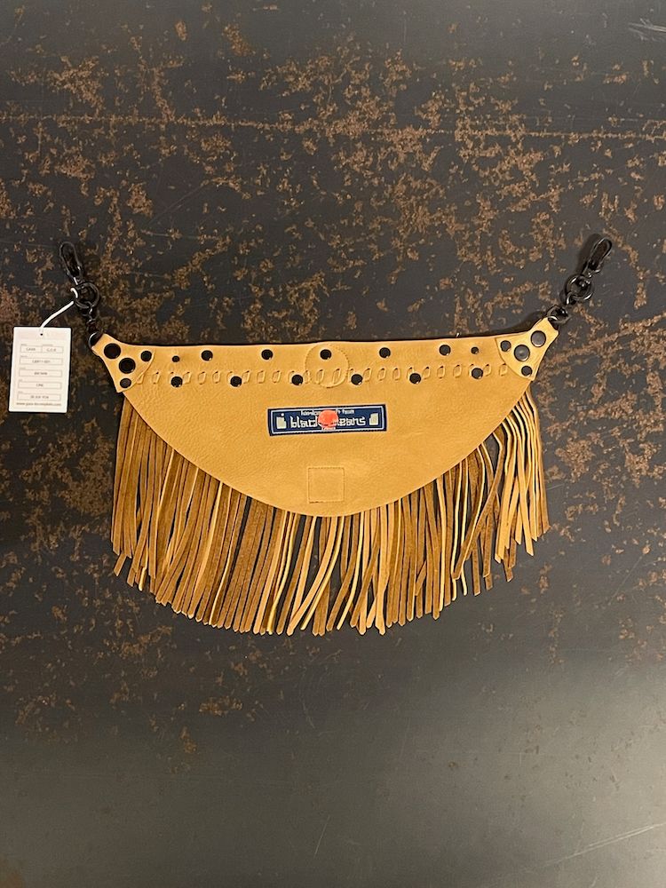 x blackmenas SYMBOLIC FRINGE BUM FLAP -ケツアテ- BEIGE