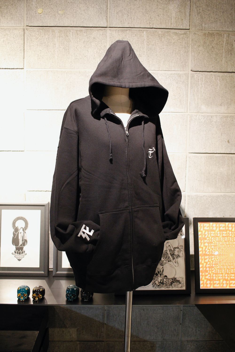 デスパターンズ2020冬 デスジップパーカー BLACK