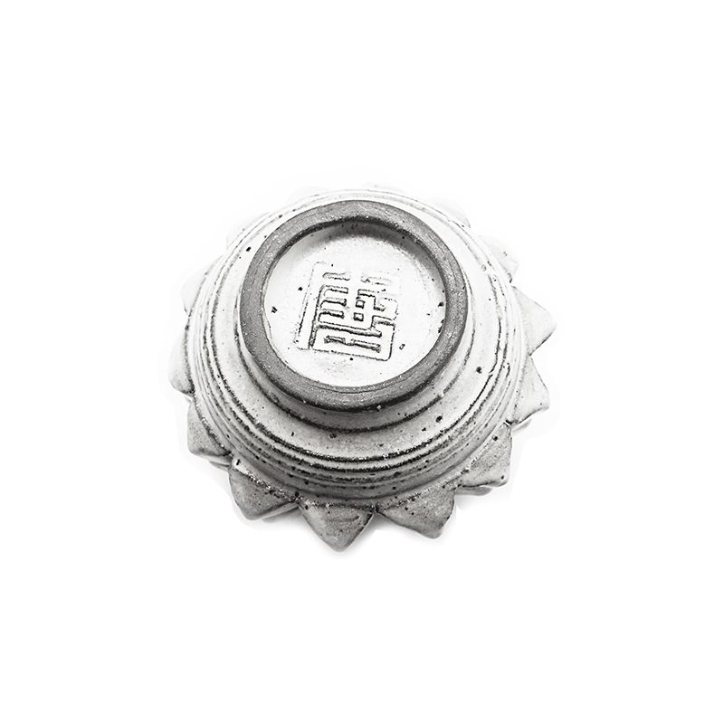 PYRAMID STUDS お猪口 "WHITE" -陶器おちょこ-