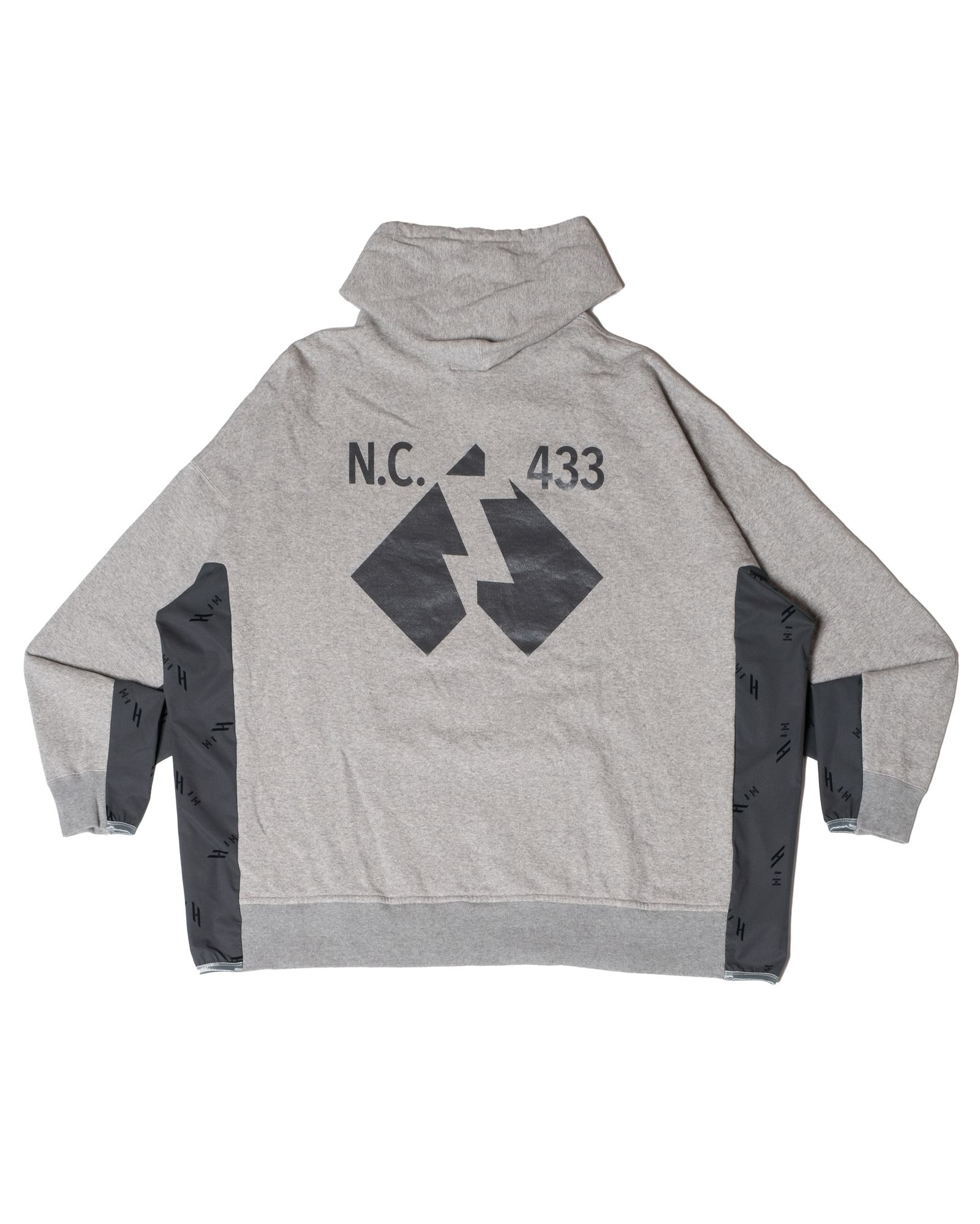 「予約商品」KANGAROO-POCKET WIDE JOGGER HOODIE / col: HEATHER GRAY