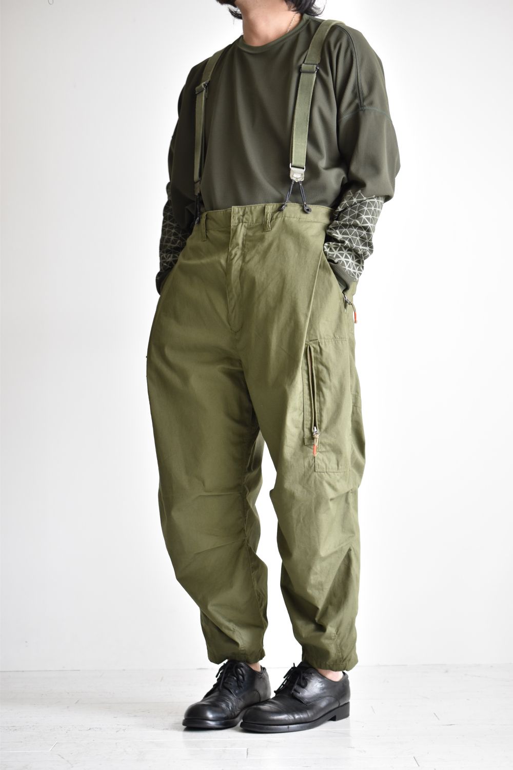 FLIGHT PLEATED SUSPENDER TROUSERS c/#2 OD