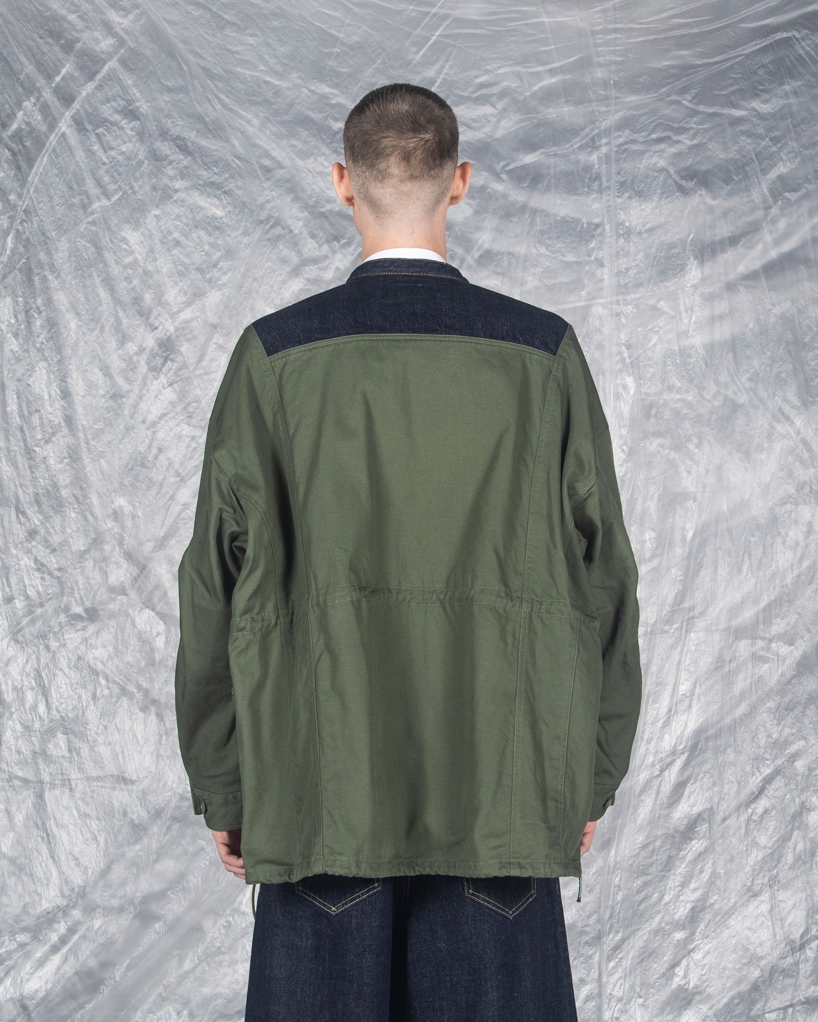 「予約商品」DENIM GS-MK2 COMBAT OVERSIZED JACKET / col: KHAKI