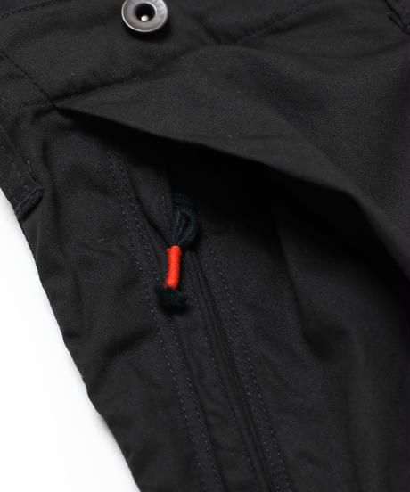 FLIGHT PLEATED SUSPENDER TROUSERS c/#1 BLACK