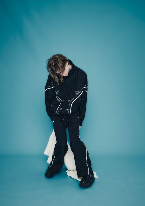 WESTERN TRACK JACKET (Black, Blue Gray)