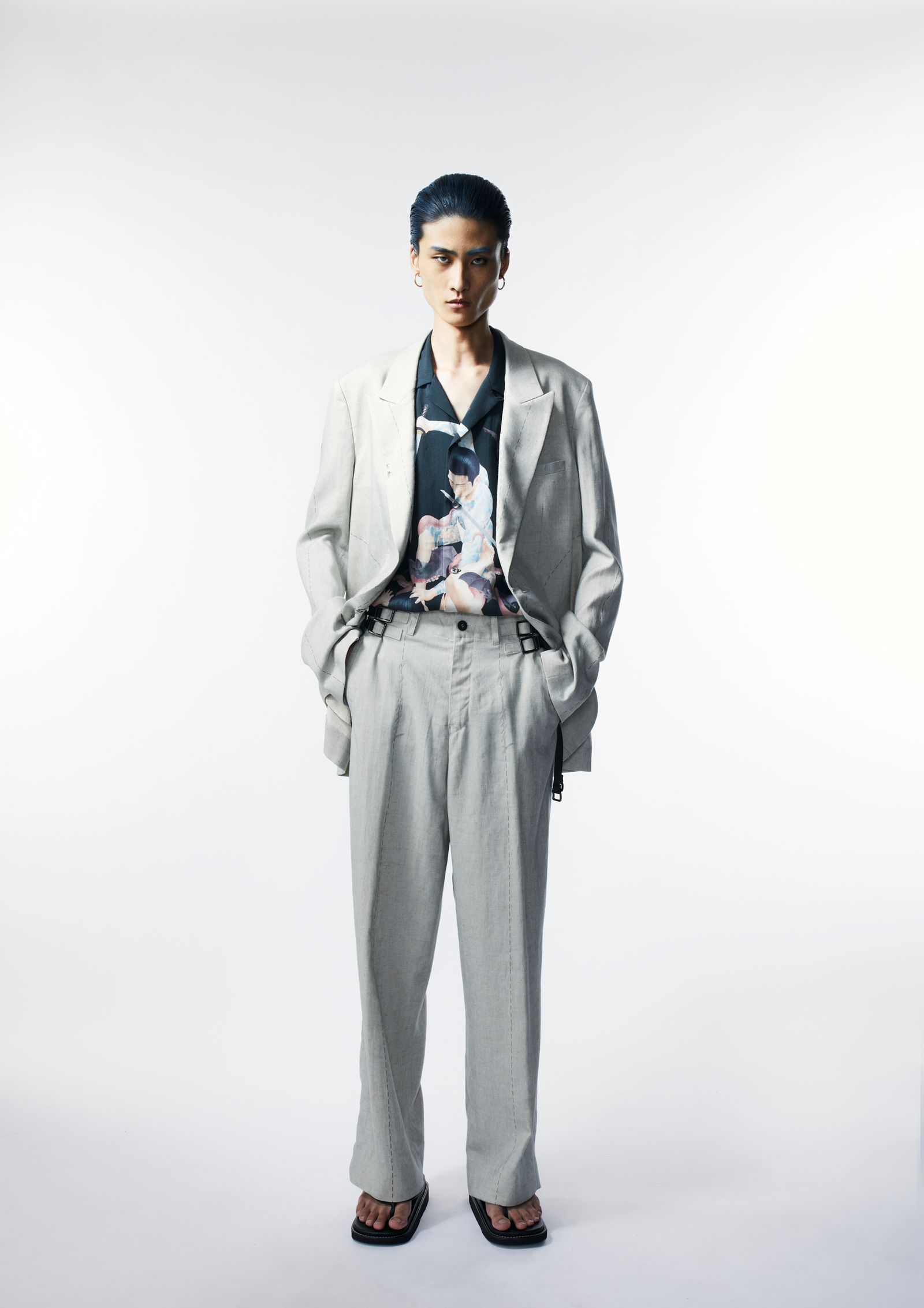 JAPONISM PATTERN JACKET / テーラードジャケット (BLACK,GRIGE)