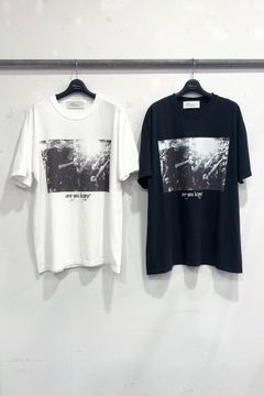 “ARE YOU HAPPY?” S/S T-SHIRT / Tシャツ (BLACK, WHITE)