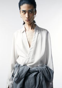 DOUBLE BREASTED WESTERN SHIRT / ウェスタンシャツ (BLACK,GREEN,PURPLE,LIGHT GRAY)