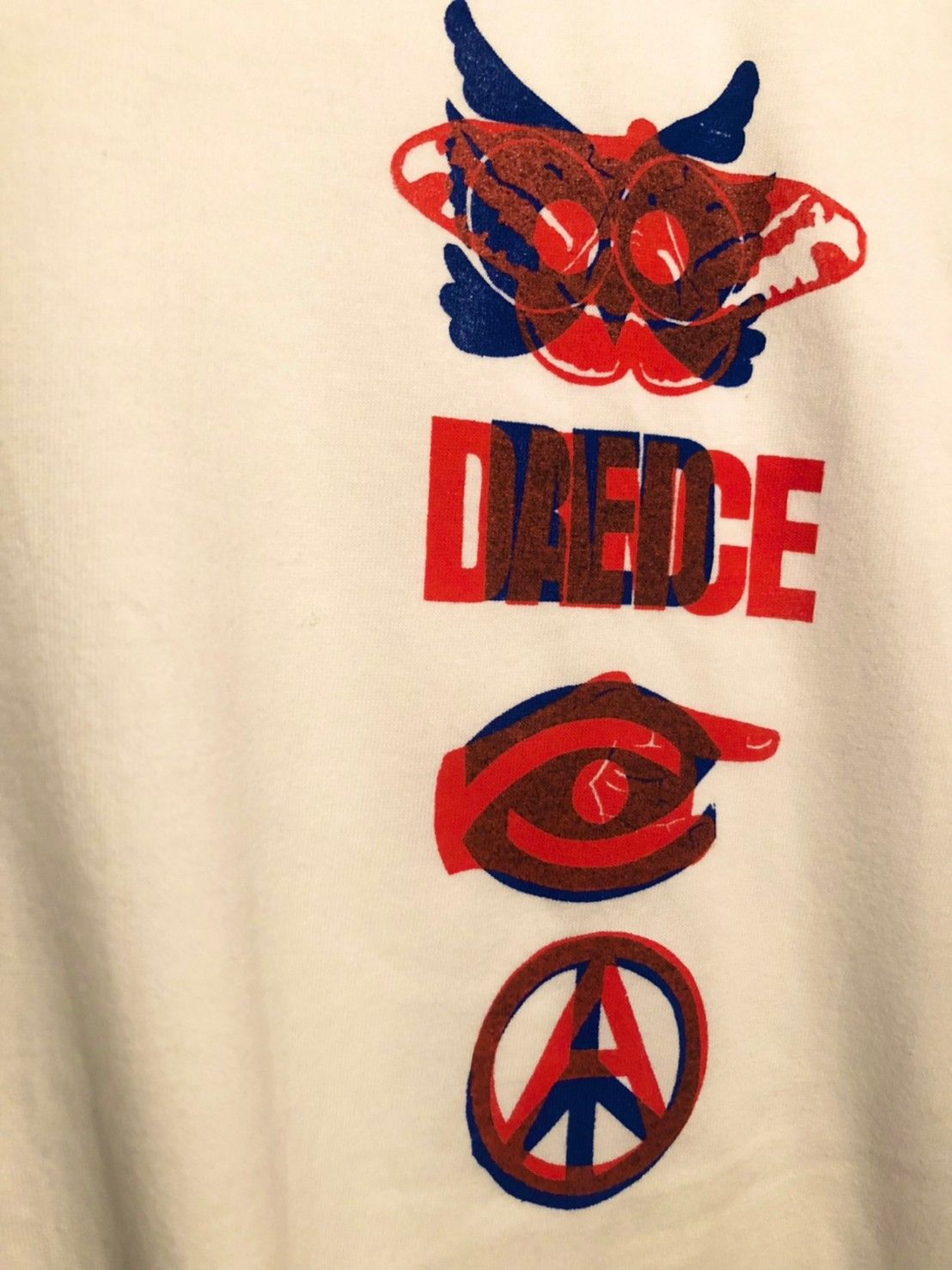 「予約商品」FUKURO×Butterfly anarchy symbol T-shirt 01