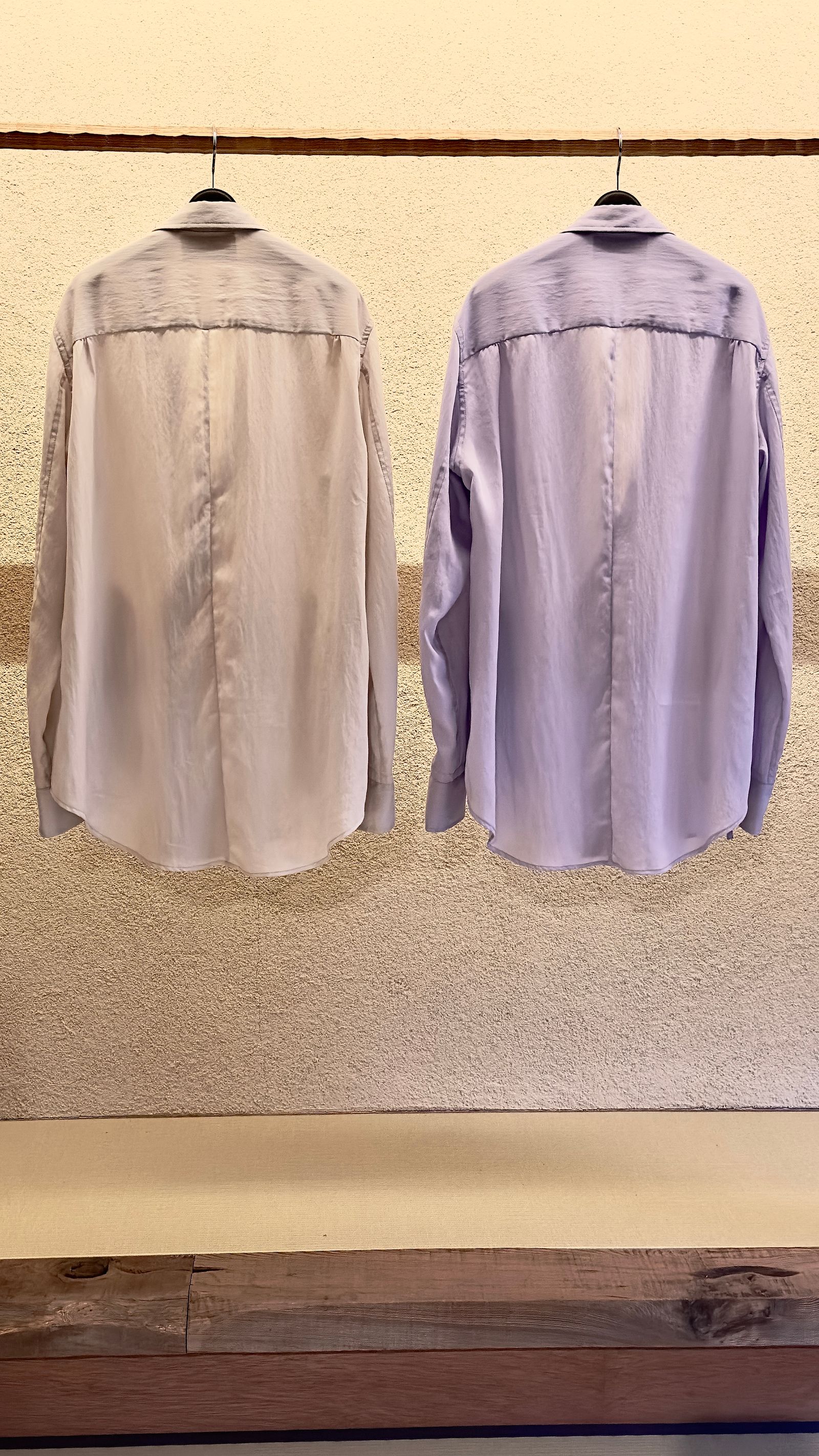 DOUBLE BREASTED WESTERN SHIRT / ウェスタンシャツ (BLACK,GREEN,PURPLE,LIGHT GRAY)