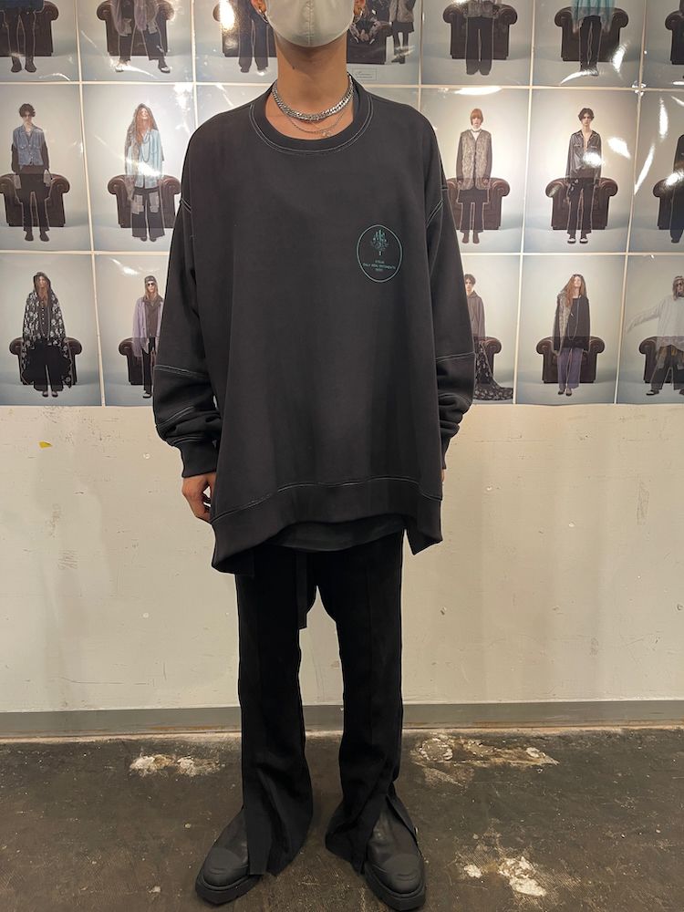 GHOST CLOTH SWEATSHIRT / スウェット (Black, Mintgreen)