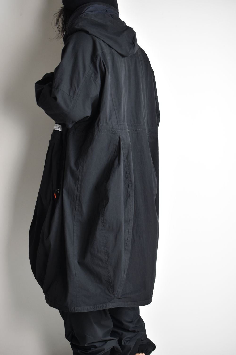 FLIGHT BALLOON WIDE LONG COAT c/#1 BLACK