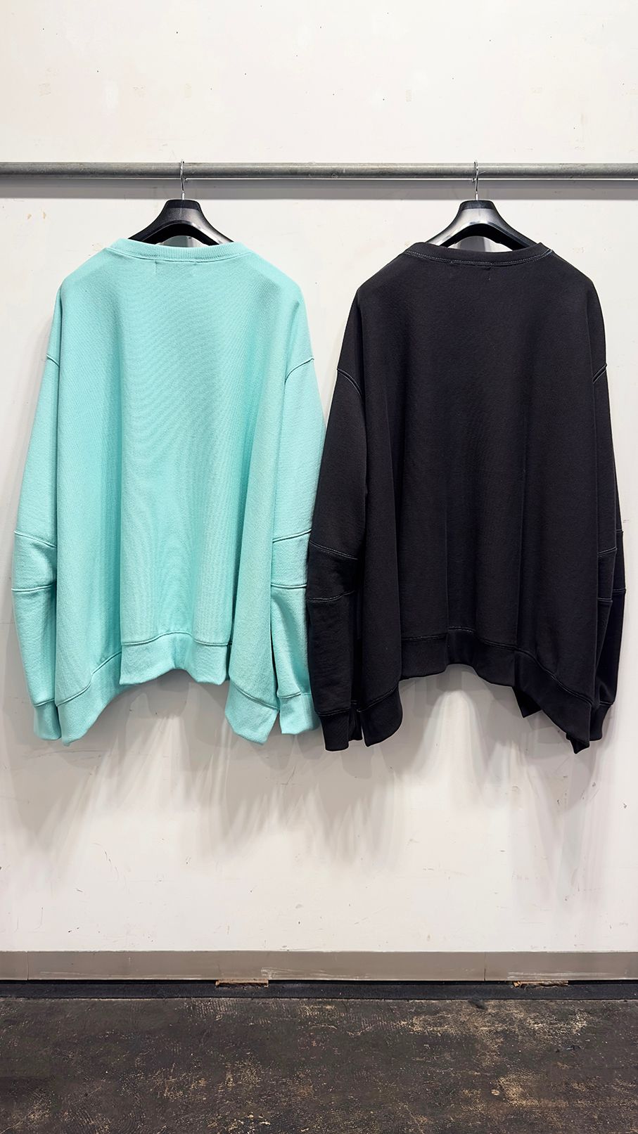 Azuma - GHOST CLOTH SWEATSHIRT / スウェット (Black, Mintgreen) | HAZE