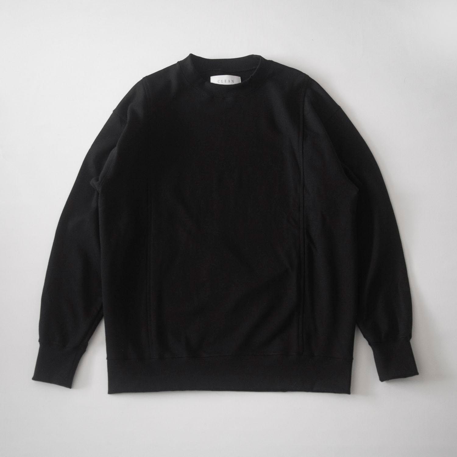 STAND NECK SWITCH SWEAT (BLACK)